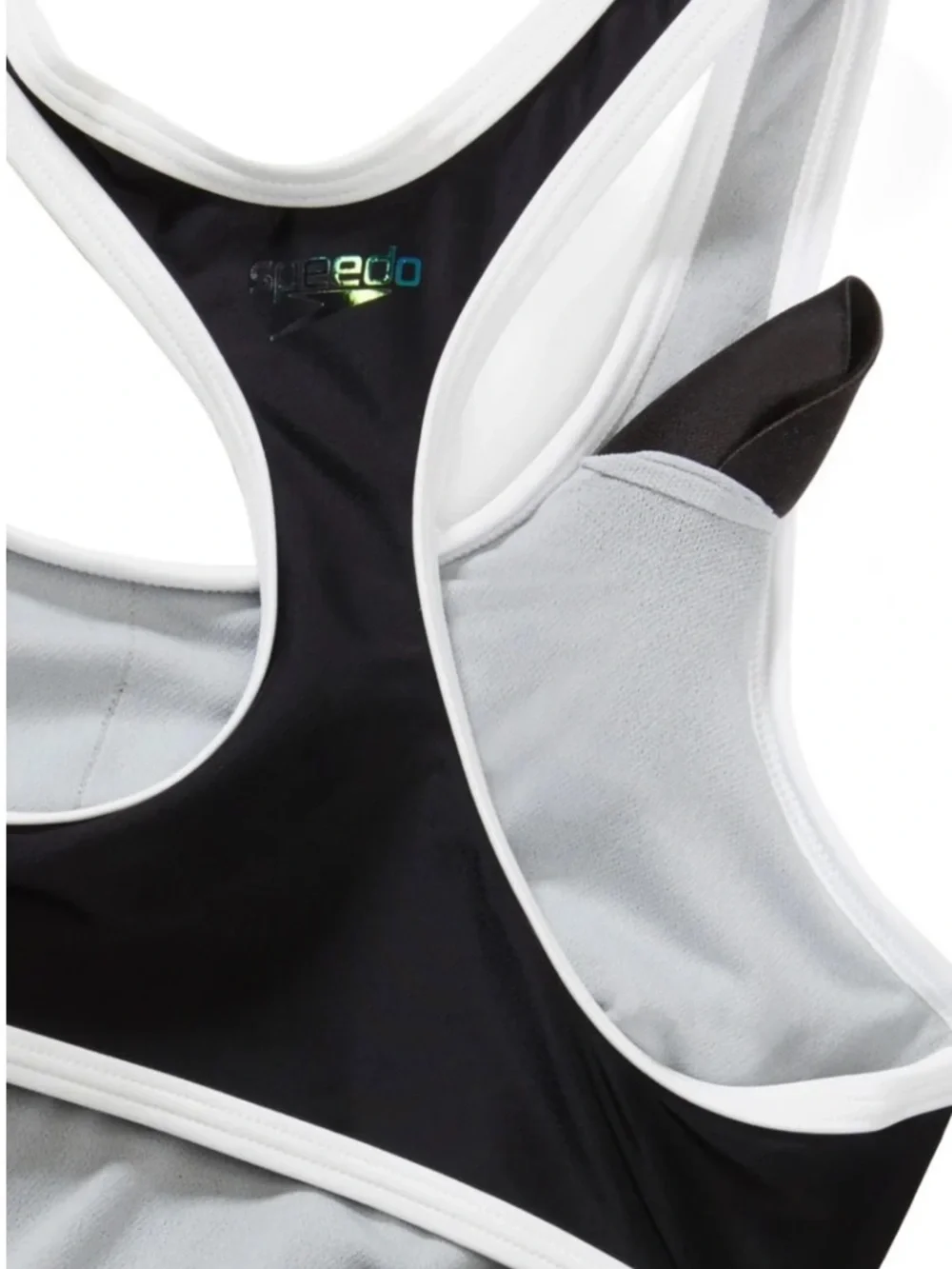 Speedo Contrast Binding One Piece Swimsuit